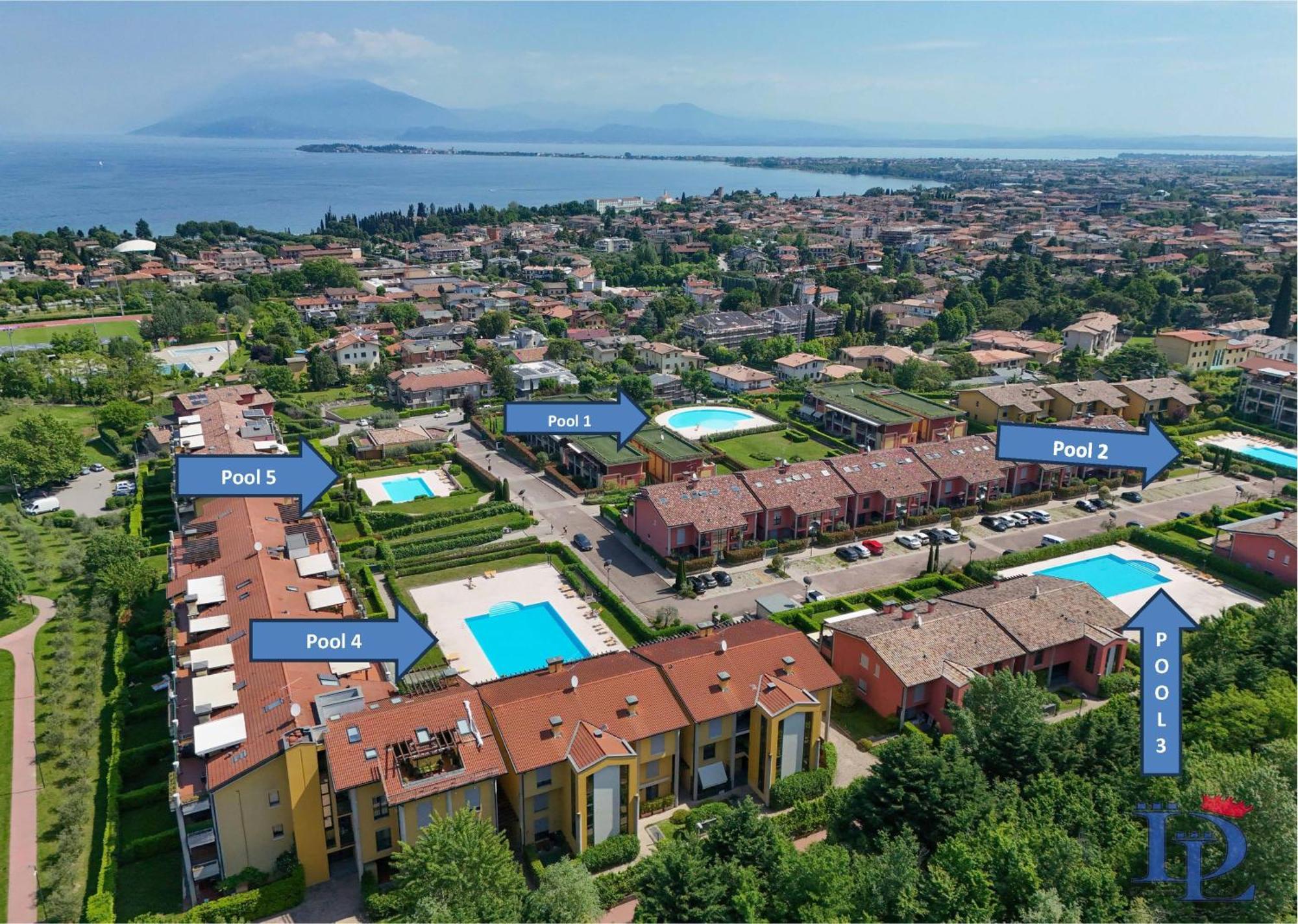 Desenzanoloft Official Partner Marriott Homes & Villas - Paradise Lake View In A 5 Pools Exclusive Residence Desenzano del Garda Ngoại thất bức ảnh